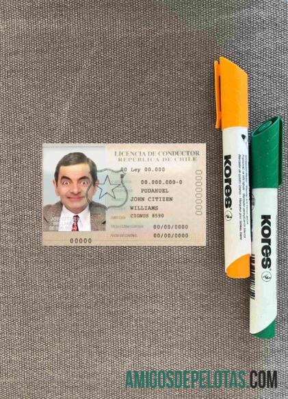 Chile Licencia De Conductor fotolook frente modelo